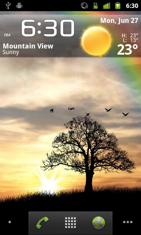 Sun Rise Free Live Wallpaper (Android) Sun Rise Free Live Wallpaper (Android)