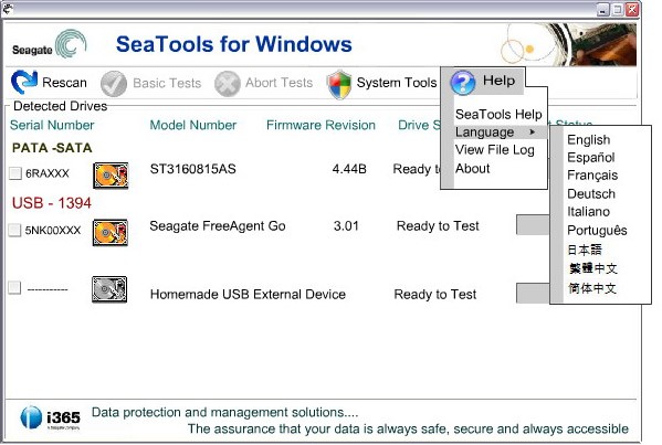 SeaTools for Windows