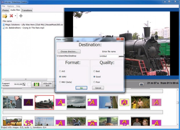 Bolide Slideshow Creator