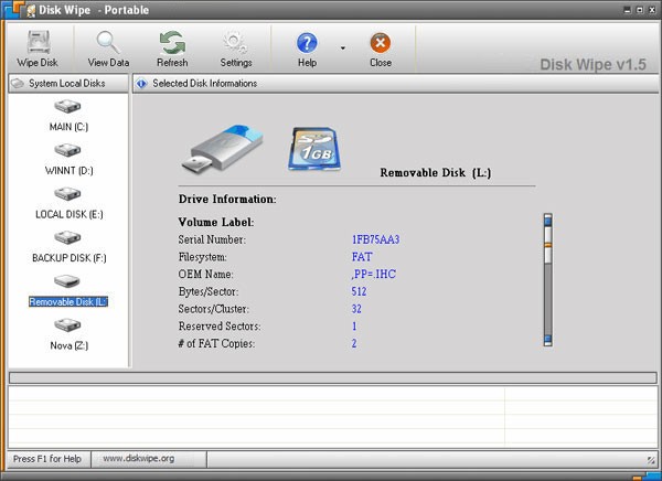 Disk Wipe