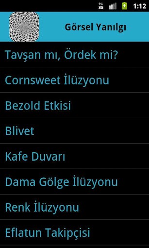 Görsel Yanılgı (Android)