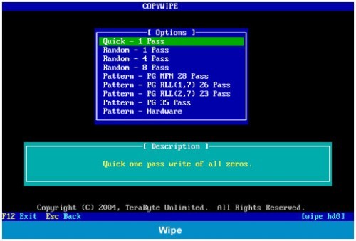 Disc Wipe Utility