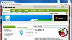 BlackHawk Web Browser Ekran Görüntüsü