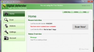 Digital Defender Antivirus Ekran Görüntüsü