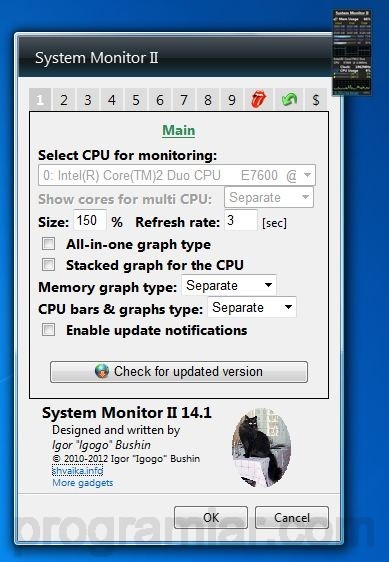 System Monitor II Ekran Goruntusu 02