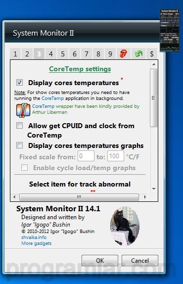 System Monitor II Ekran Goruntusu 03