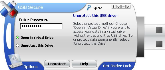 USB Secure Ekran Goruntusu 2