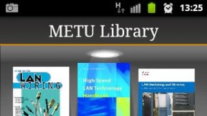 METU Library Ekran Görüntüsü