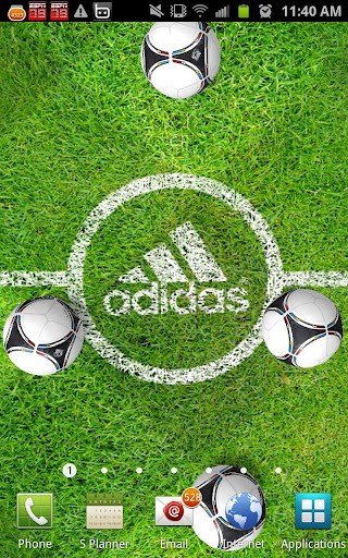 adidas EURO 2012 LiveWallpaper Ekran Görüntüsü