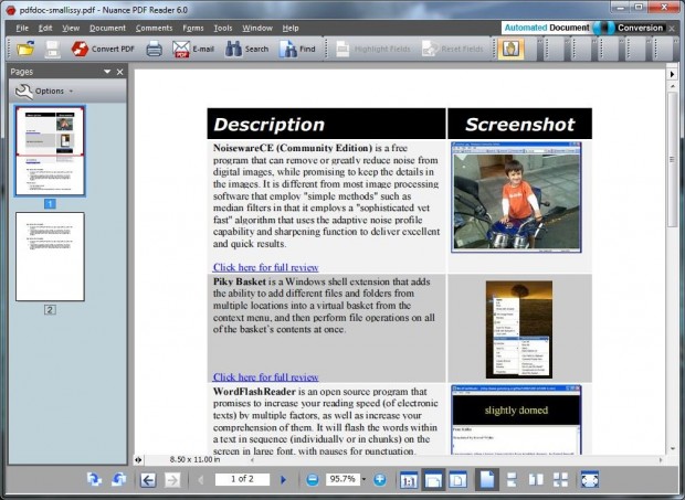 Nuance PDF Reader