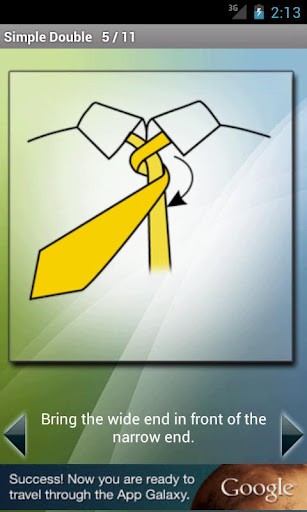 How to Tie a Tie Ekran Görüntüsü