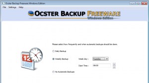 Ocster Backup Ekran Görüntüsü