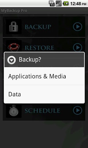 MyBackup Pro Ekran Görüntüsü MyBackup Pro Ekran Görüntüsü