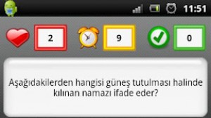 İslami Bilgiler Testi Ekran Görüntüsü