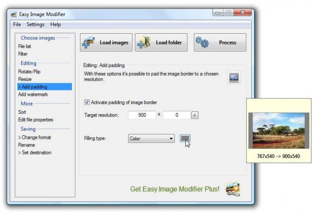 Easy Image Modifier Ekran Görüntüsü