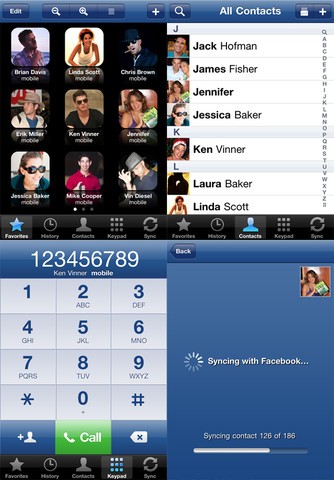 MyPhone for Facebook Ekran Görüntüsü