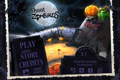 Shoot The Zombirds Ekran Görüntüsü