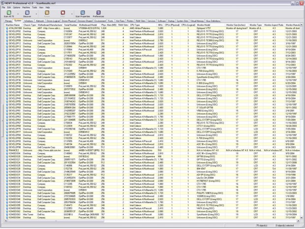 Newt Professional Ekran Goruntusu - Scan Result