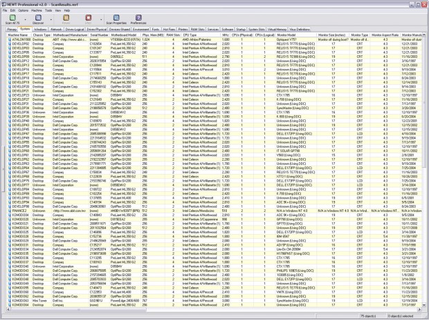 Newt Professional Ekran Goruntusu - Scan Result