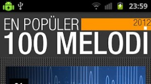 En Popüler 100 Melodi 2012 Ekran Görüntüsü