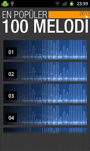 En Popüler 100 Melodi 2012 Ekran Görüntüsü