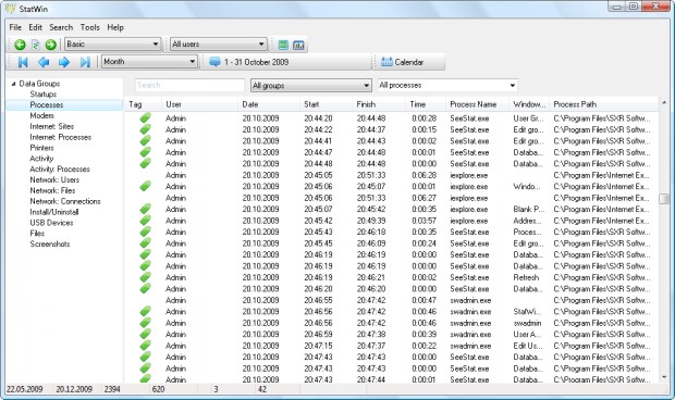 StatWin Professional Ekran Goruntusu