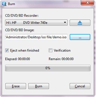 WinISO Ekran Goruntusu - ISO Burner