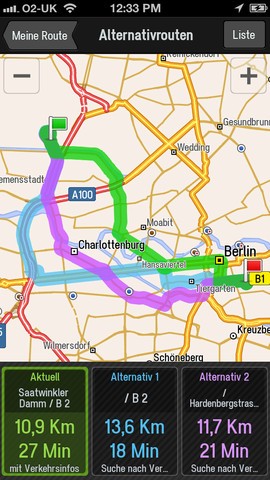 CoPilot GPS Ekran Görüntüsü CoPilot GPS Ekran Görüntüsü