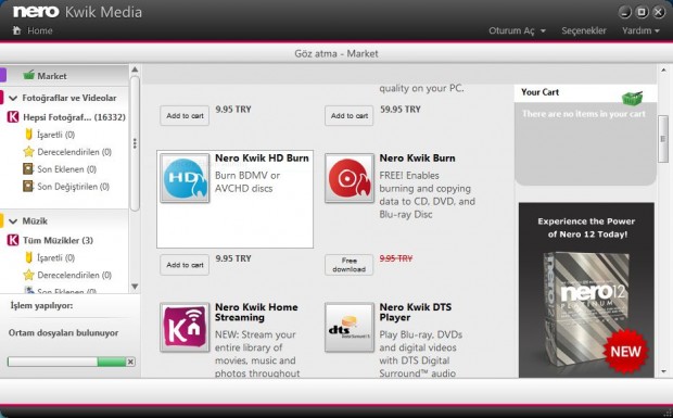 Nero Kwik Media Ekran Goruntusu 01