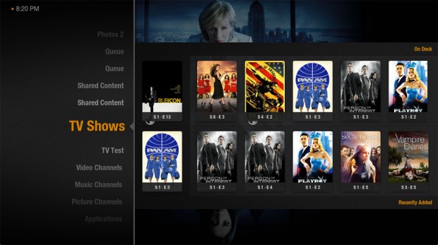 Plex Media Server Ekran Goruntusu