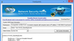FreeSysInfo Ekran Goruntusu
