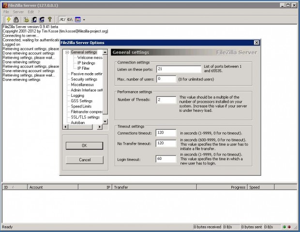 FileZilla Server