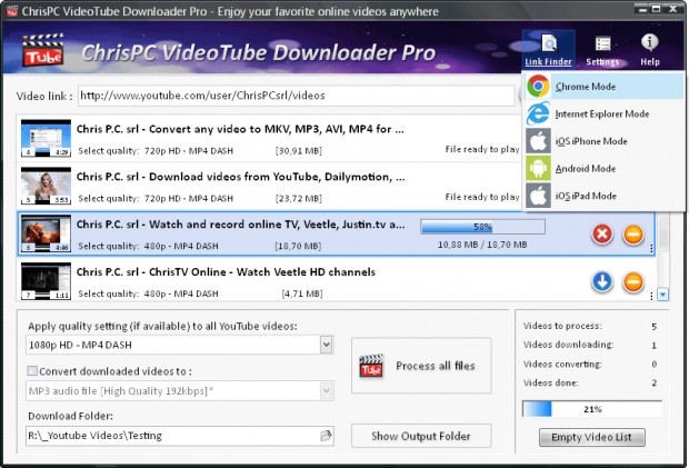 ChrisPC Free VideoTube Downloader