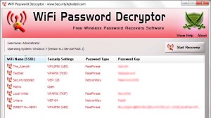 WiFi Password Decryptor