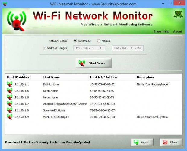 Wifi Network Monitor