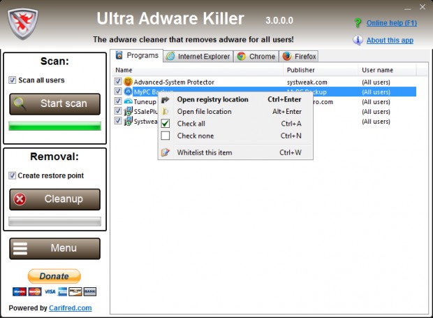 Ultra Adware Killer
