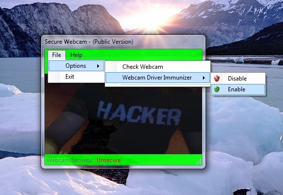 Secure Webcam