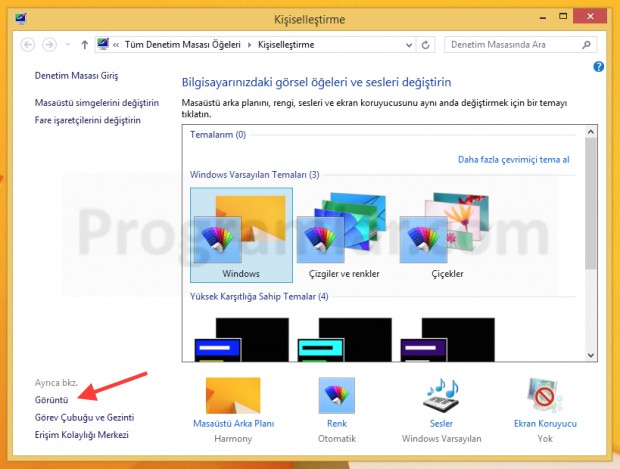 Windows Yazı Boyutunu Değiştirmek 2