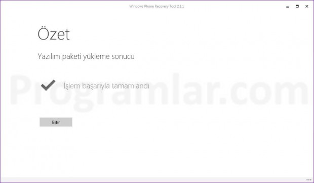 Windows Phone Recovery Tool Kullanımı