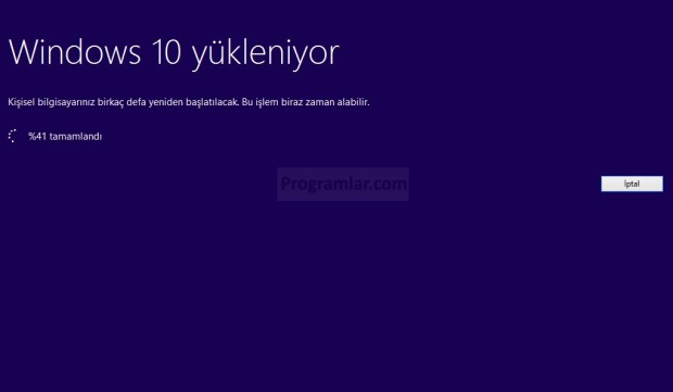 Windows 10 a Yükseltme