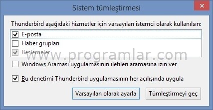 Mozilla Thunderbird Kurulumu ve Ayarlar 05