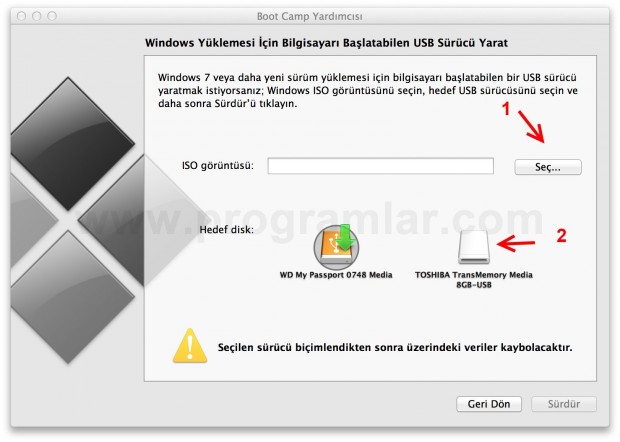 Macbook Pro ya  Windows Kurulumu - 3