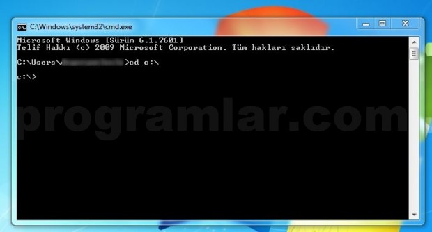 Windows da Programsız Klasör Gizleme