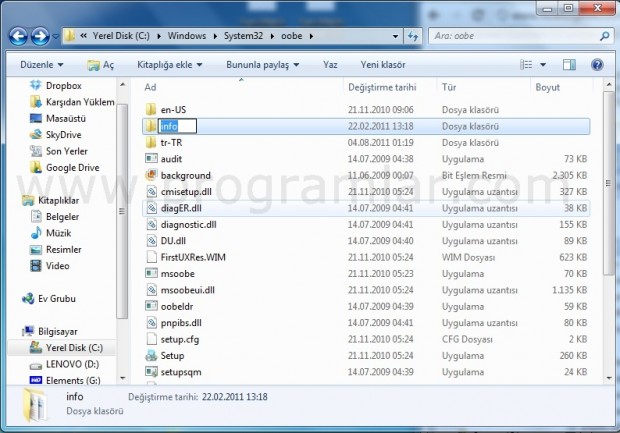 Windows 7 Giriş Ekranına Arka Plan Resmi Yerleştirme