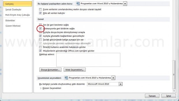 Microsoft Word 2010\ u Hızlandırma (Resimli Anlatım)