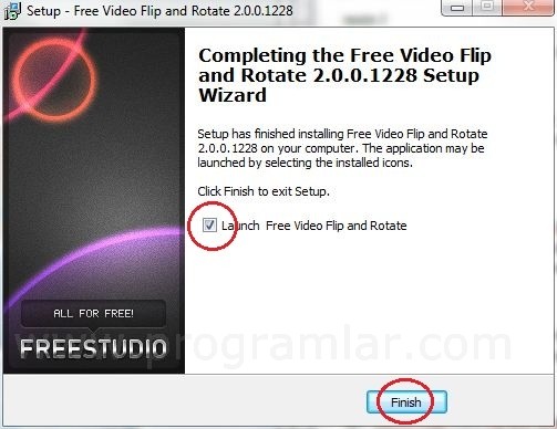 Free Video Flip and Rotate ile Video Döndürme (Resimli Anlatım)