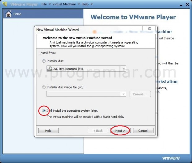 VMWare  e Windows 8 Developer Preview Kurmak