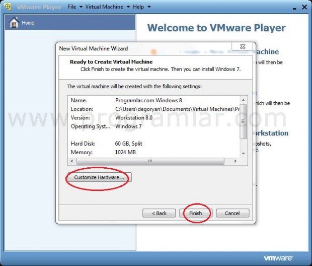 VMWare\ e Windows 8 Developer Preview Kurmak