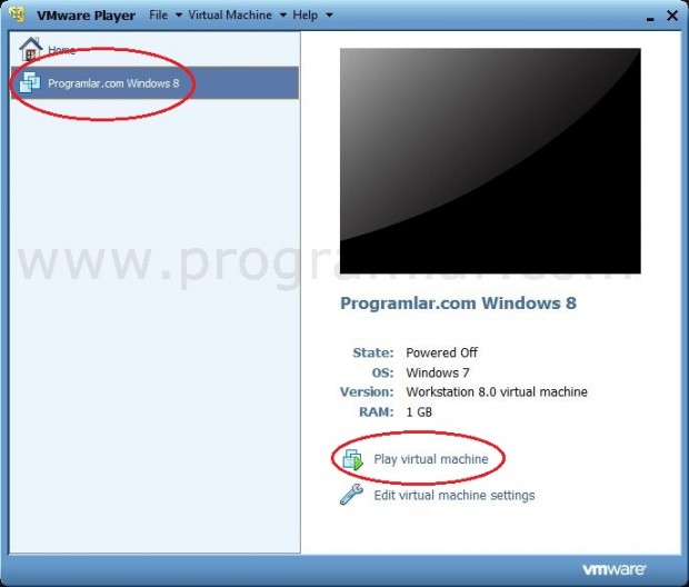 VMWare\ e Windows 8 Developer Preview Kurmak