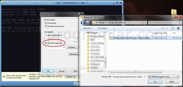 VMWare  e Windows 8 Developer Preview Kurmak